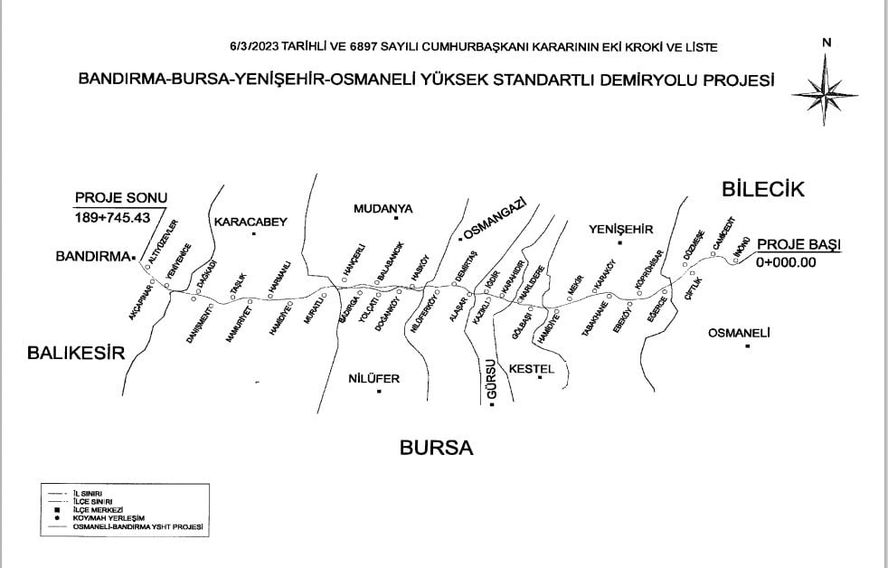 Band rma Bursa Yeni ehir Osmaneli Y ksek Standartl Demiryolu 